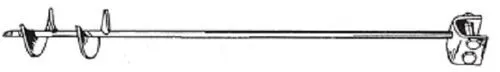 DOUBLE HEAD TWIN AUGER ANCHOR